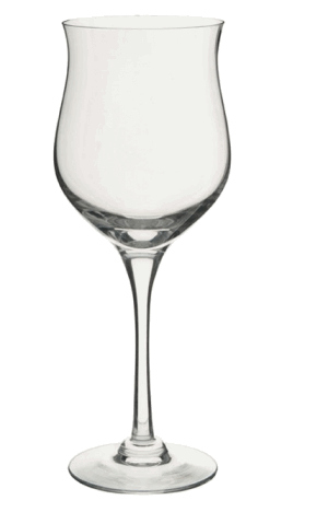 DARTINGTON CRYSTAL NEW WORLD MIGHTY ROSE WINE GLASS